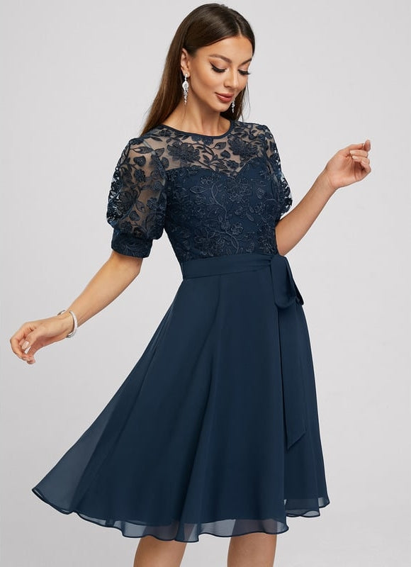 Robe de Soirée Émeraude Fluidité - gallery 3
