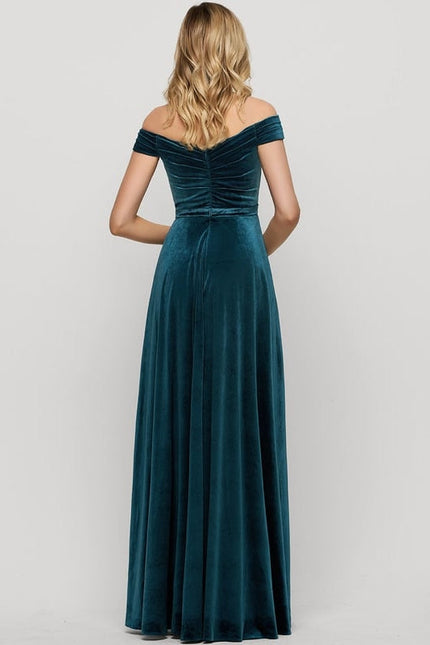 Robe de Soirée Sérénité Émeraude - gallery 2