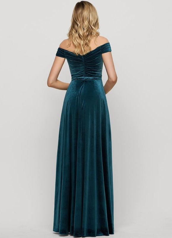 Robe de Soirée Sérénité Émeraude - gallery 2