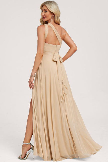 Robe de Soirée Élégante Sable - gallery 1