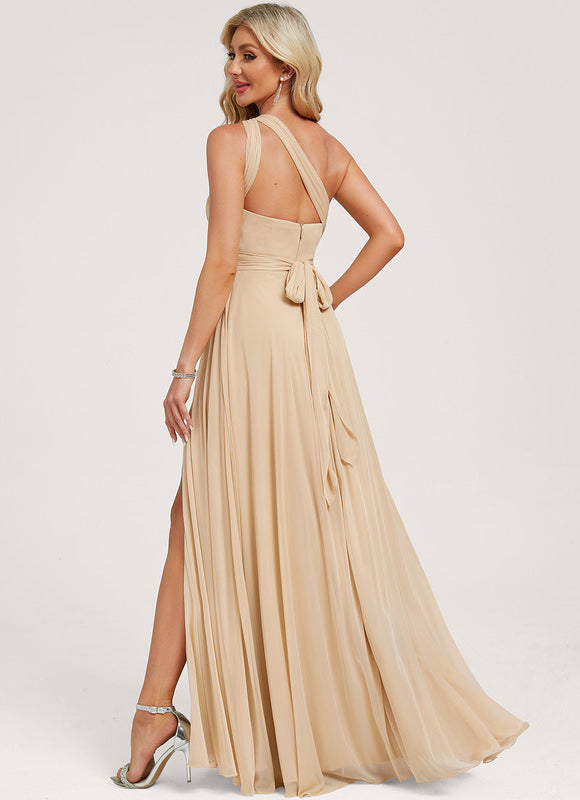 Robe de Soirée Élégante Sable - gallery 1