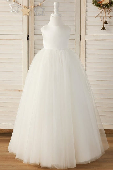 Robe de Soirée Satinée Enfant - gallery 3