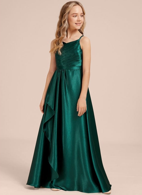 Robe de Soirée Satin Fluide - gallery 2