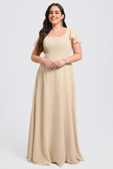 Robe de Soirée Fluide Vert Deau - gallery 8