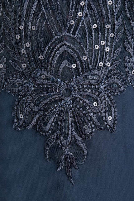 Robe de Soirée Illusion Étoilée - gallery 1