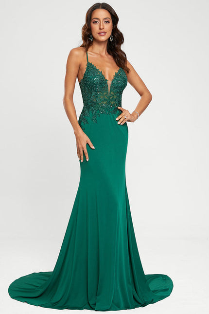 Robe de Soirée Éclat De Jade - gallery 4