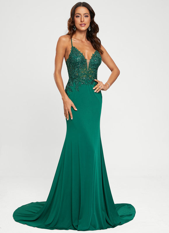 Robe de Soirée Éclat De Jade - gallery 4