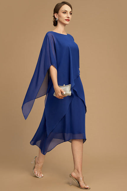 Robe de Soirée Lueur Azur Concealée - gallery 3