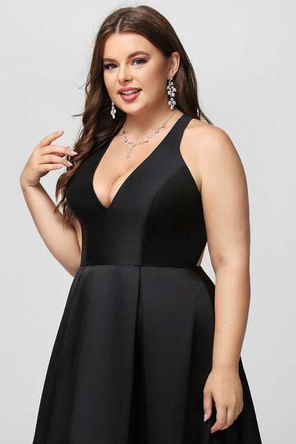 Robe Bustier Noire Longue De Soirée - gallery 9