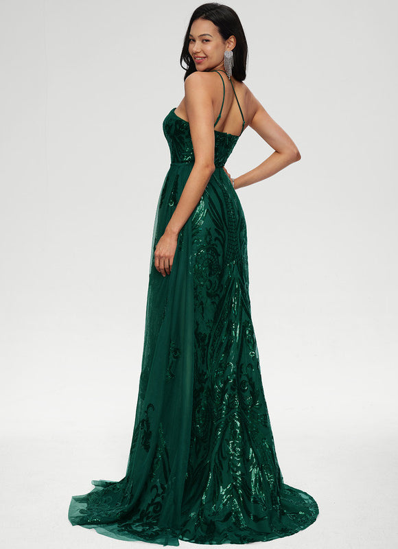 Robe de Soirée Éclat Végétal - gallery 3