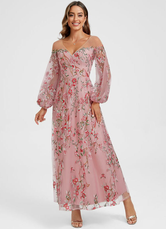 Robe de Soirée Florale Bohème - gallery 9