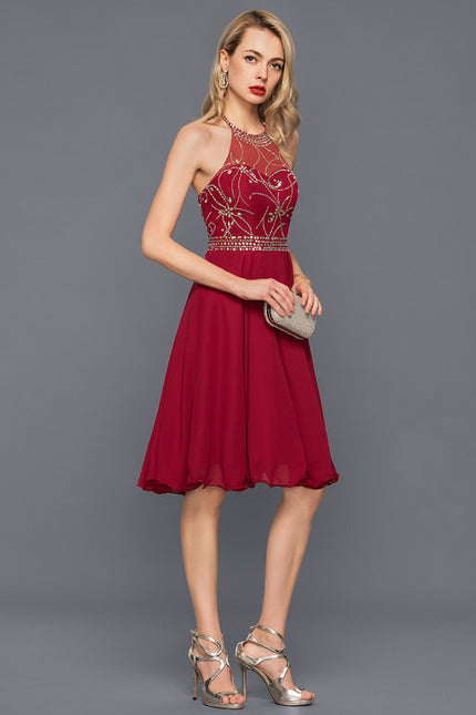Robe de Soirée Éclatante Mousseline - gallery 1