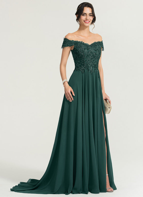 Robe de Soirée Émeraude Rayonnante - gallery 3
