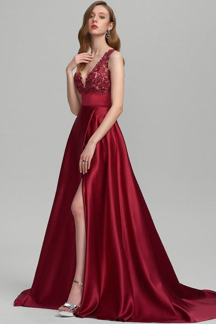 Robe De Soirée Rouge Princesse