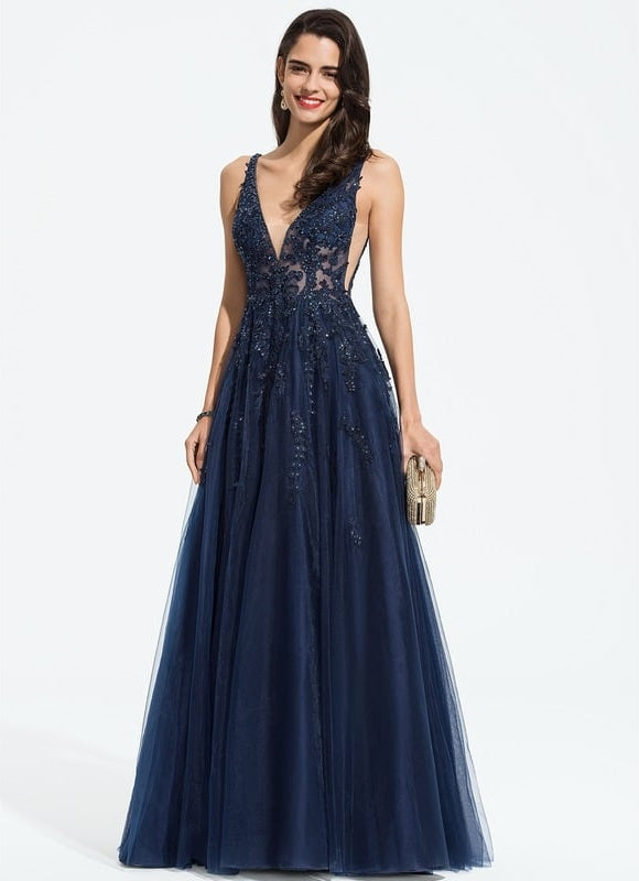 Robe de Soirée Sérénité Nocturne - gallery 3