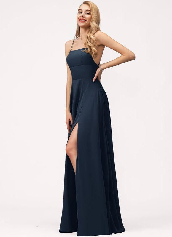 Robe de Soirée Mosaique Satinée - gallery 2