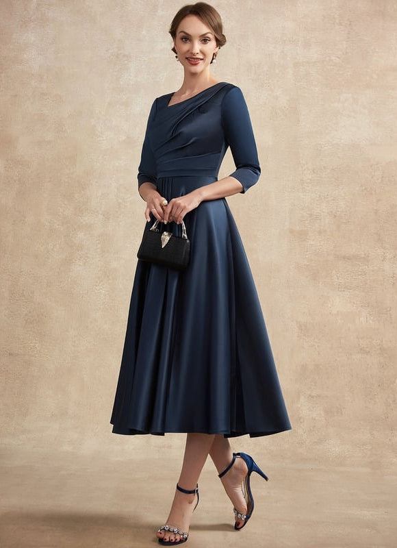 Robe de Soirée Satinique Moderne - gallery 3