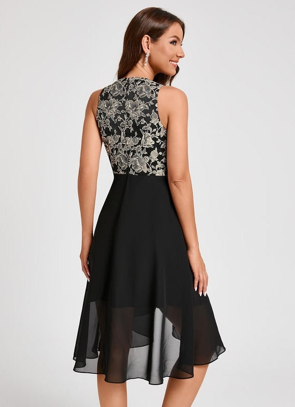 Robe de Soirée Éclatante Noir - gallery 3
