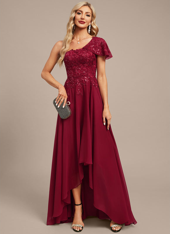 Robe de Soirée Bordeaux Festive - gallery 3