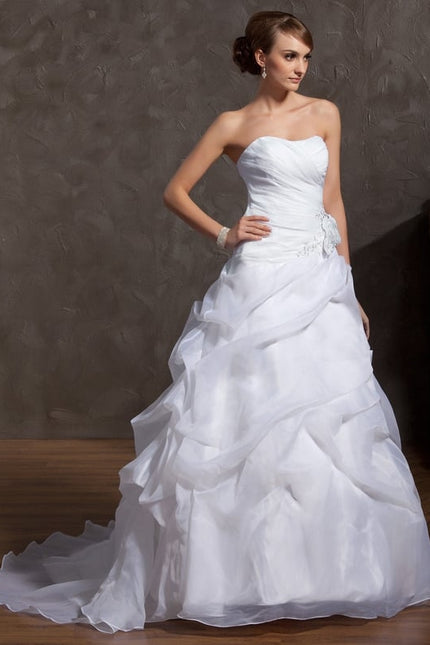 Robe De Soirée Chic Et Glamour Blanche - gallery 3