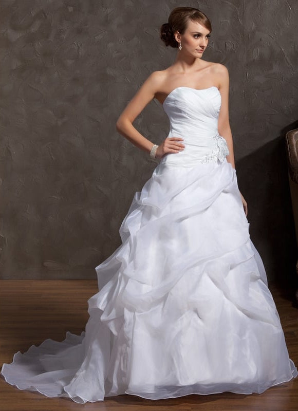 Robe De Soirée Chic Et Glamour Blanche - gallery 3