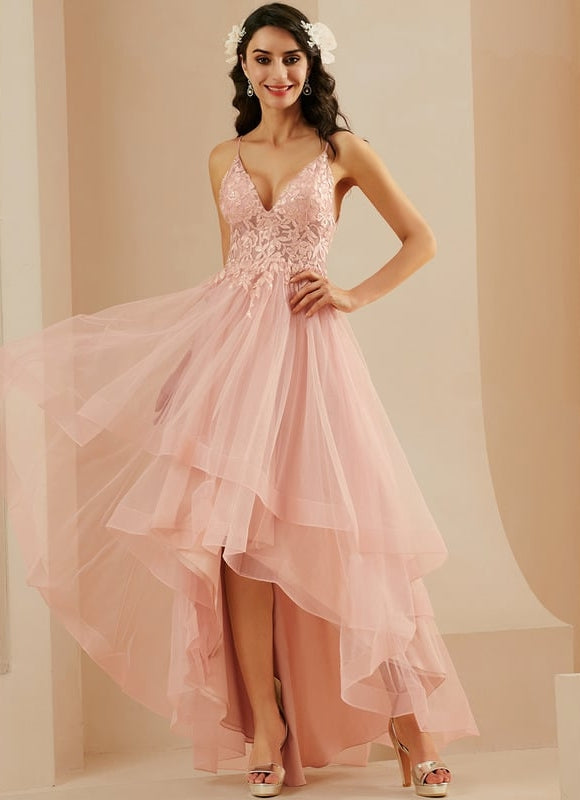 Robe de Soirée Rêve Rosé Éthéré - gallery 5