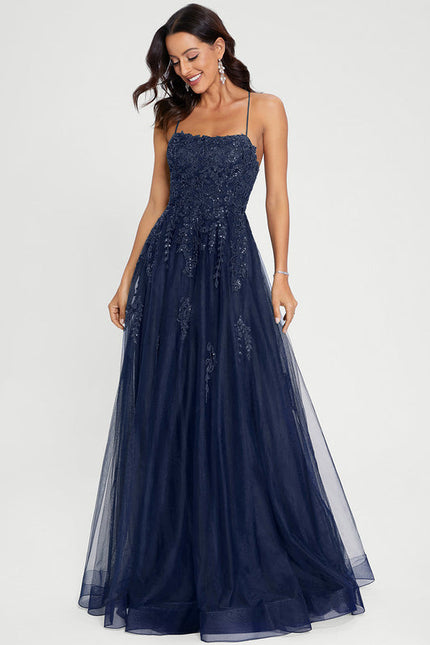 Robe de Soirée Tulle Sombre - gallery 4