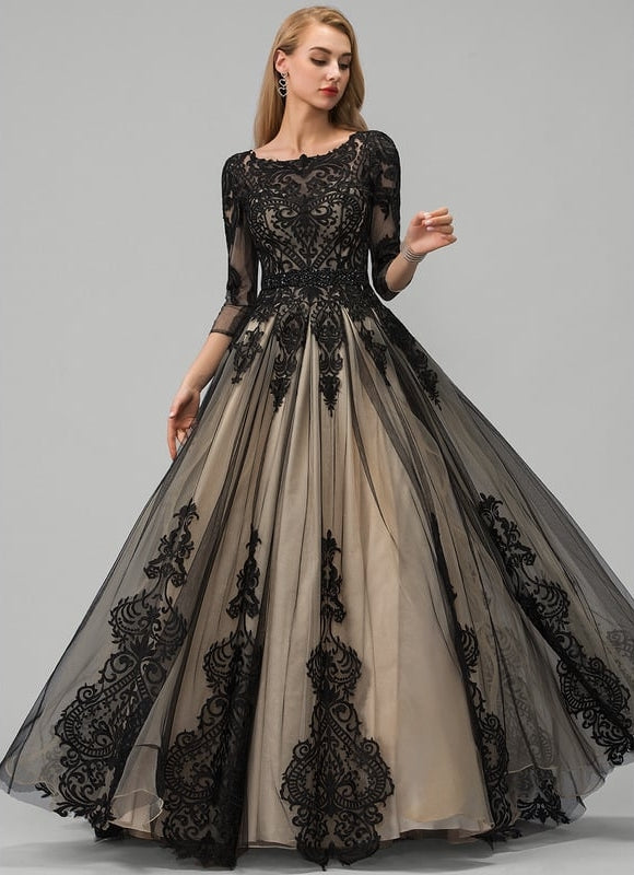 Robe de Soirée Nuit Majestueuse - gallery 2