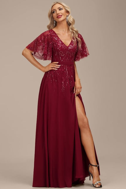 Robe de Soirée Élégance Marine - gallery 5