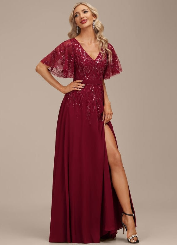 Robe de Soirée Élégance Marine - gallery 5