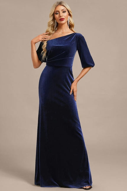Robe de Soirée Velours Chic Nocturne - gallery 4