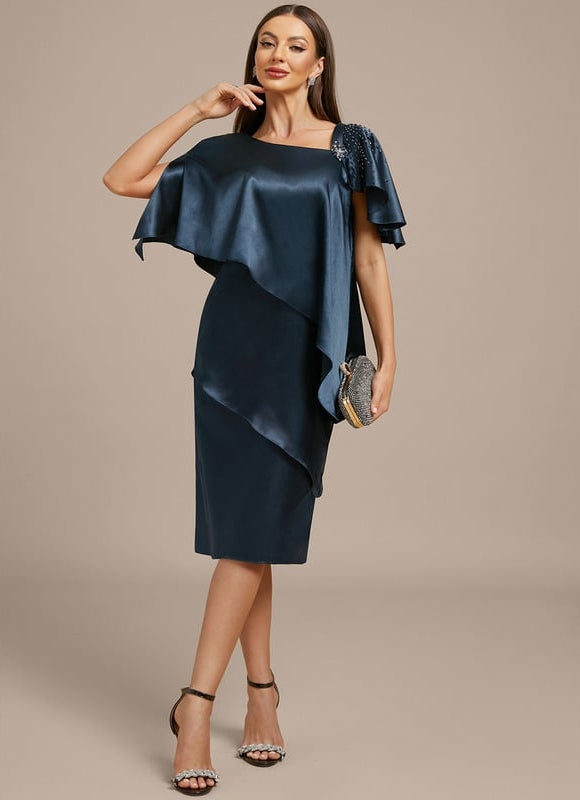 Robe de Soirée Asymétrique Élégante - gallery 2