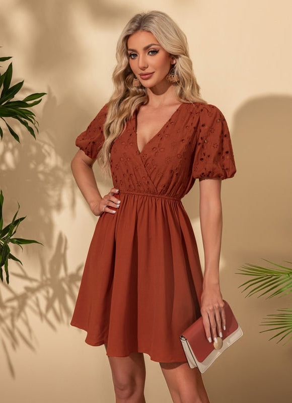 Robe de Soirée Terre Cuite - gallery 2
