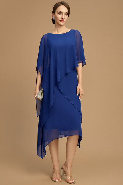 Robe de Soirée Lueur Azur Concealée - gallery 1
