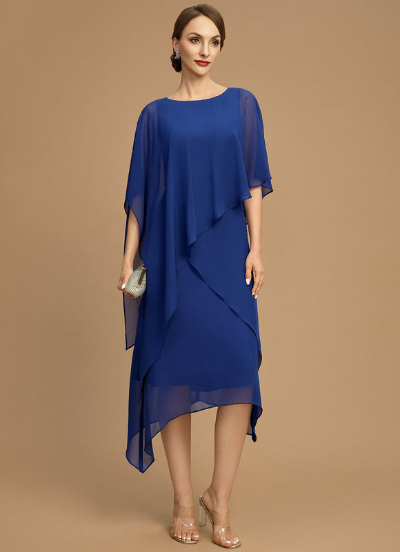 Robe de Soirée Lueur Azur Concealée - gallery 1