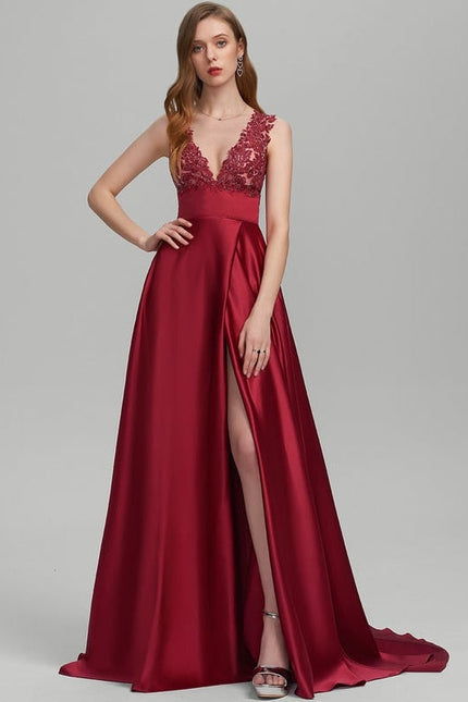 Robe De Soirée Rouge Princesse - gallery 3
