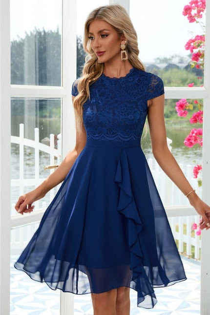 Robe de Soirée Sérénité Midi Chic