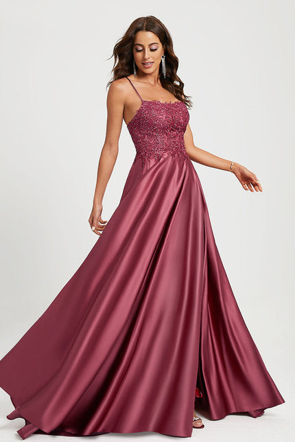Robe De Soirée Perlée Strass - gallery 2