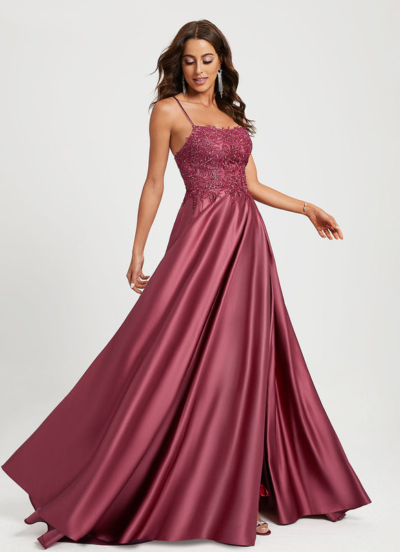Robe De Soirée Perlée Strass - gallery 2