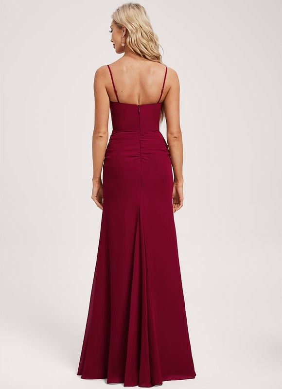 Robe de Soirée Rouge Intense Élégance - gallery 4
