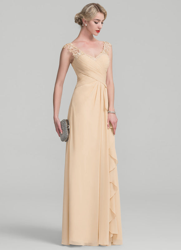 Robe de Soirée Élégance Grise Flottante - gallery 2