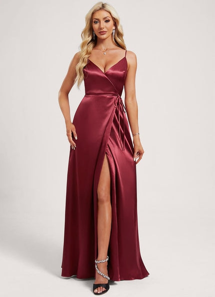 Robe de Soirée Dorée Fluide