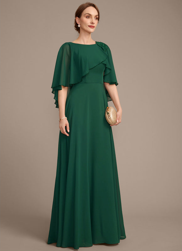 Robe de Soirée Satin Vert Épuré - gallery 6