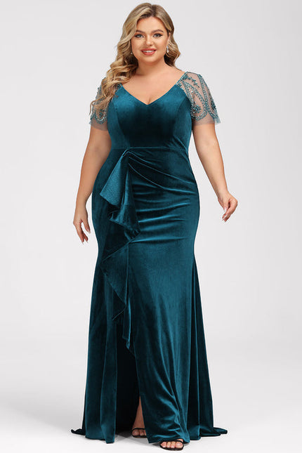 Robe de Soirée Velours Élancé - gallery 7