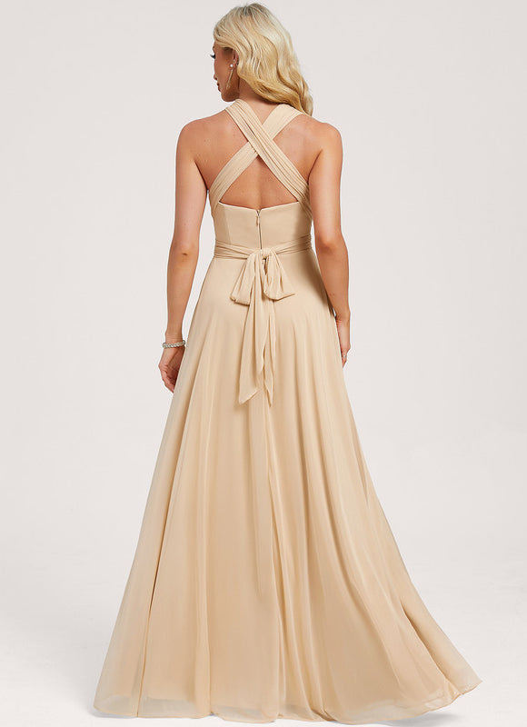 Robe de Soirée Élégante Sable - gallery 9