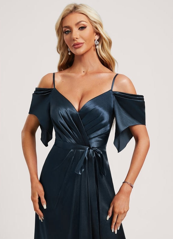 Robe De Soirée Décolleté Dos Nu - gallery 3