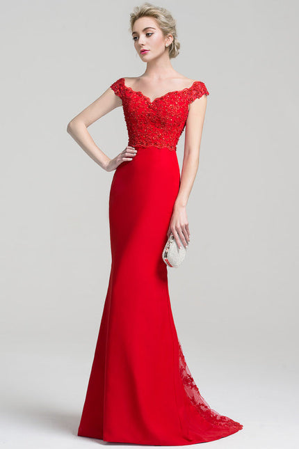 Robe de Soirée Rouge Glamour