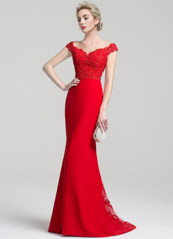 Robe de Soirée Rouge Glamour