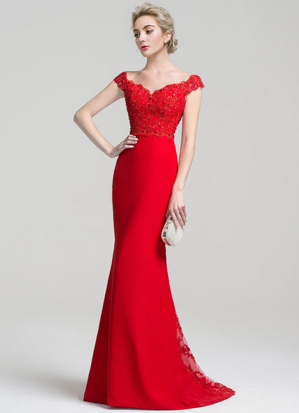 Robe de Soirée Rouge Glamour