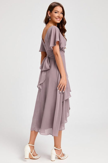 Robe De Soirée Rose Poudrée - gallery 5